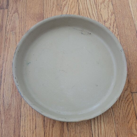 11 In Pampered Chef Stoneware Round Pie Cake Pan Deep Dish Pizza - Picture 1 of 5